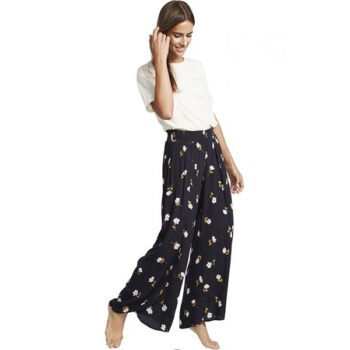 CALÇAS BILLABONG WANDERING SOUL BEACH BAZAAR BLACK FLORAL