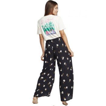 CALÇAS BILLABONG WANDERING SOUL BEACH BAZAAR BLACK FLORAL