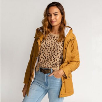 BLUSÃO BILLABONG FACILITI ANTIQUE GOLD