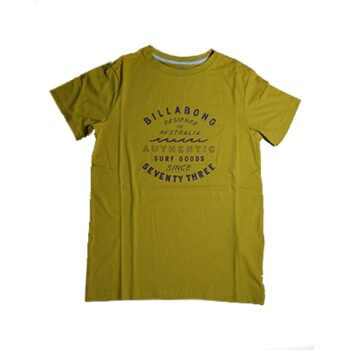 TSHIRT BILLABONG TYPE WAVE SS BOY MUSTARD