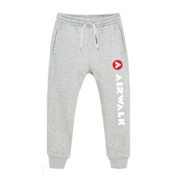 AIRWALK KIDS CALÇAS COM LOGO CLÁSSICO GREY