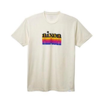 T-SHIRT NIXON VIBES S/S TEE NATURAL/BLACK