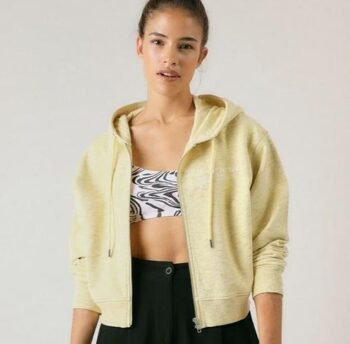 PUKAS CASACO FECHO WMN CREW FLEECE SUMMER VIBES (Sol)