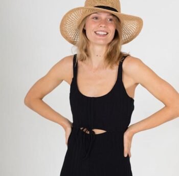 HURLEY DAY TRIPPER CROP JUMPSUIT