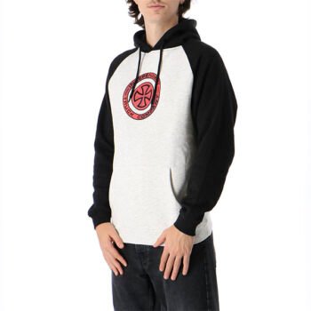 INDEPENDENT HOOD TARGET TAGLAN (Black/Athletic Heather)