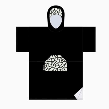 MDNS PONCHO KID (Black Mozaic Uno)