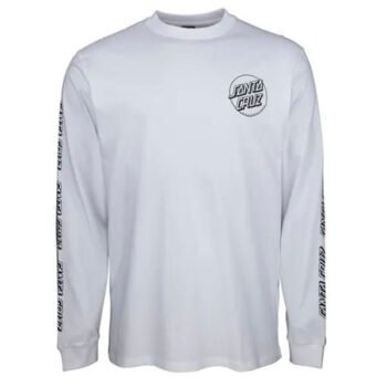 SANTA CRUZ LONGSLEEVE T-SHIRT OPUS DOT (White)