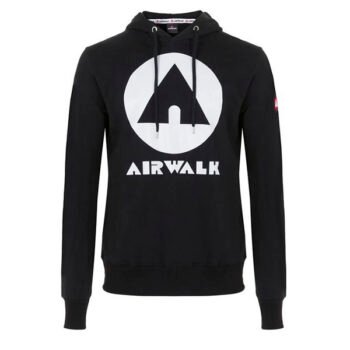 AIRWALK SWEAT CAPUZ LOGO ESTAMPADO (Preta)