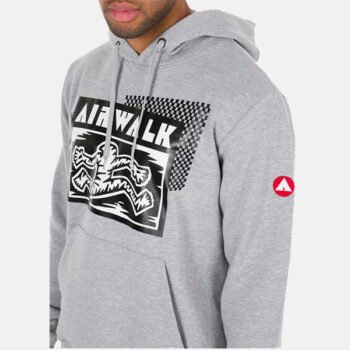 AIRWALK SWEAT CAPUZ OLLIE ESTAMPADO (Cinza)