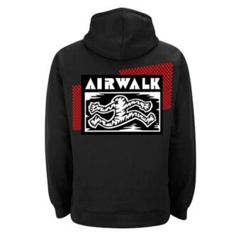 AIRWALK SWEAT CAPUZ LOGO ESTAMPADO EM BORRACHA (Preta)