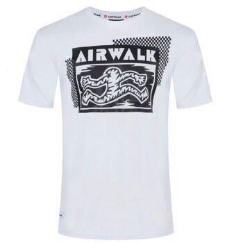 AIRWALK T-SHIRT LOGO BOX ESTAMPA (Branca)