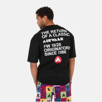 AIRWALK T-SHIRT LETRAS GRANDES (Preta)