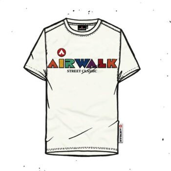 AIRWALK T-SHIRT LOGO MULTI (Branca)