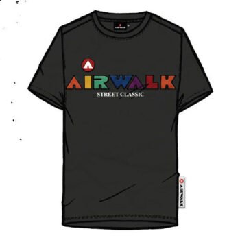 AIRWALK T-SHIRT LOGO MULTI (Preta)