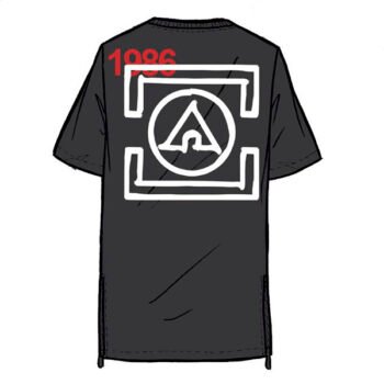 AIRWALK T-SHIRT “SKATE THE GROUND” (Preta)