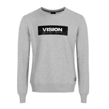 VISION STREET WEAR SWEAT LOGO BOX (Cinza)