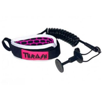 THRASH LEASH V2 BICEP ERGO (Black/White & Pink)