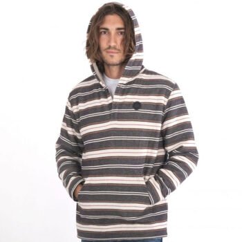 Hurley M Modern Surf Poncho Sherpa LS H T-Shirt Hombre 