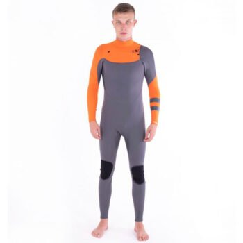 HURLEY MEN ADVANTAGE 4/3MM FULLSUIT (Grey/Orange)