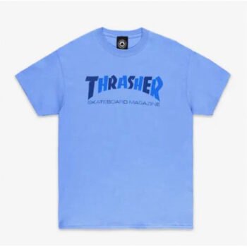 THRASHER T-SHIRT CHECKERS (Carolina Blue)