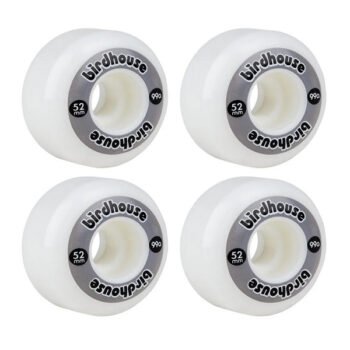 BIRDHOUSE WHEELS LOGO 99a (PK 4) – Grey