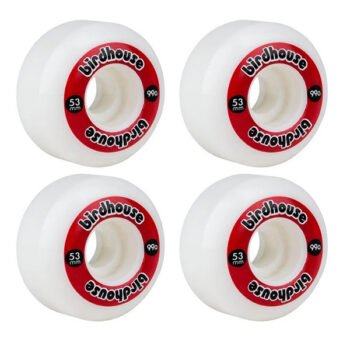 BIRDHOUSE WHEELS LOGO 99a (PK 4) – Red