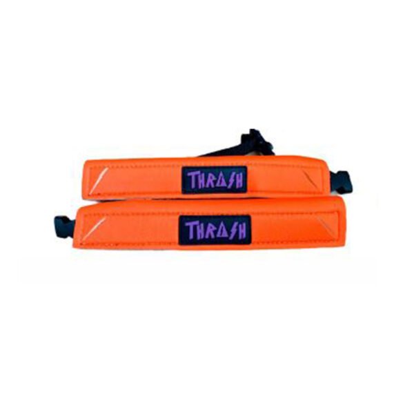 THRASH HEEL PAD (Orange Logo Purple)