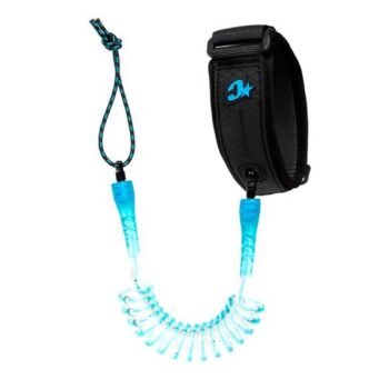 CREATURES RELIANCE BICEP LEASH (Cyan Speckle/Black)