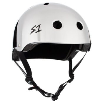 S1 HELMET LIFER (Silver Mirror Gloss)
