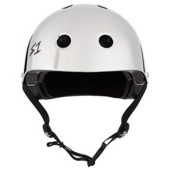 S1 HELMET LIFER (Silver Mirror Gloss)