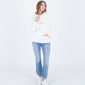 HURLEY SCRIPT LOGO HOOD (Marshmallow)