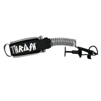 THRASH BICEP LEASH X6+ ULTRALIGHT BICEP LEASH (Black Logo Silver)