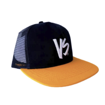 VERSUS TRUCKER CAP (Black/Yellow)