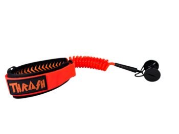 THRASH V-GRIP BICEP LEASH XL (Orange – Black) Premium Cord 9MM
