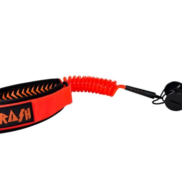 THRASH V-GRIP BICEP LEASH XL (Orange – Black) Premium Cord 9MM