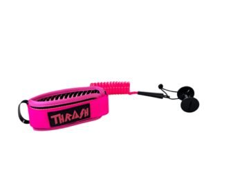 THRASH V-GRIP BICEP LEASH XL (Pink – Black) Premium Cord 9MM
