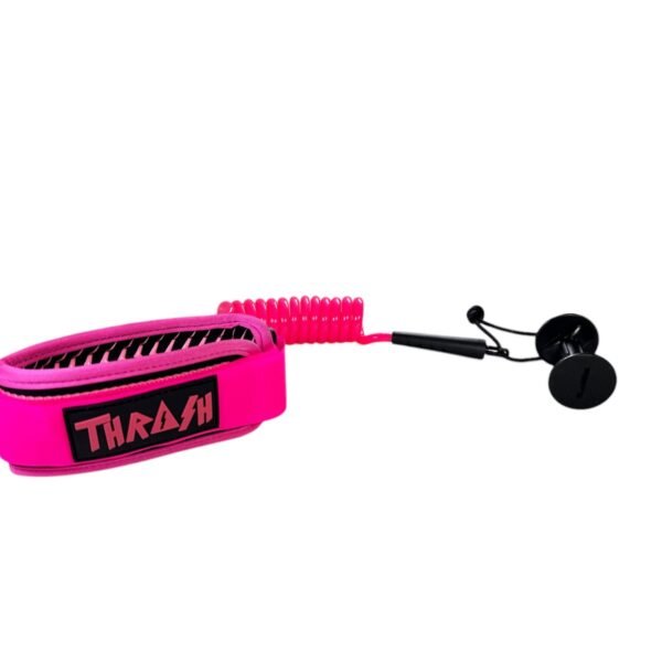 THRASH V-GRIP BICEP LEASH XL (Pink – Black) Premium Cord 9MM